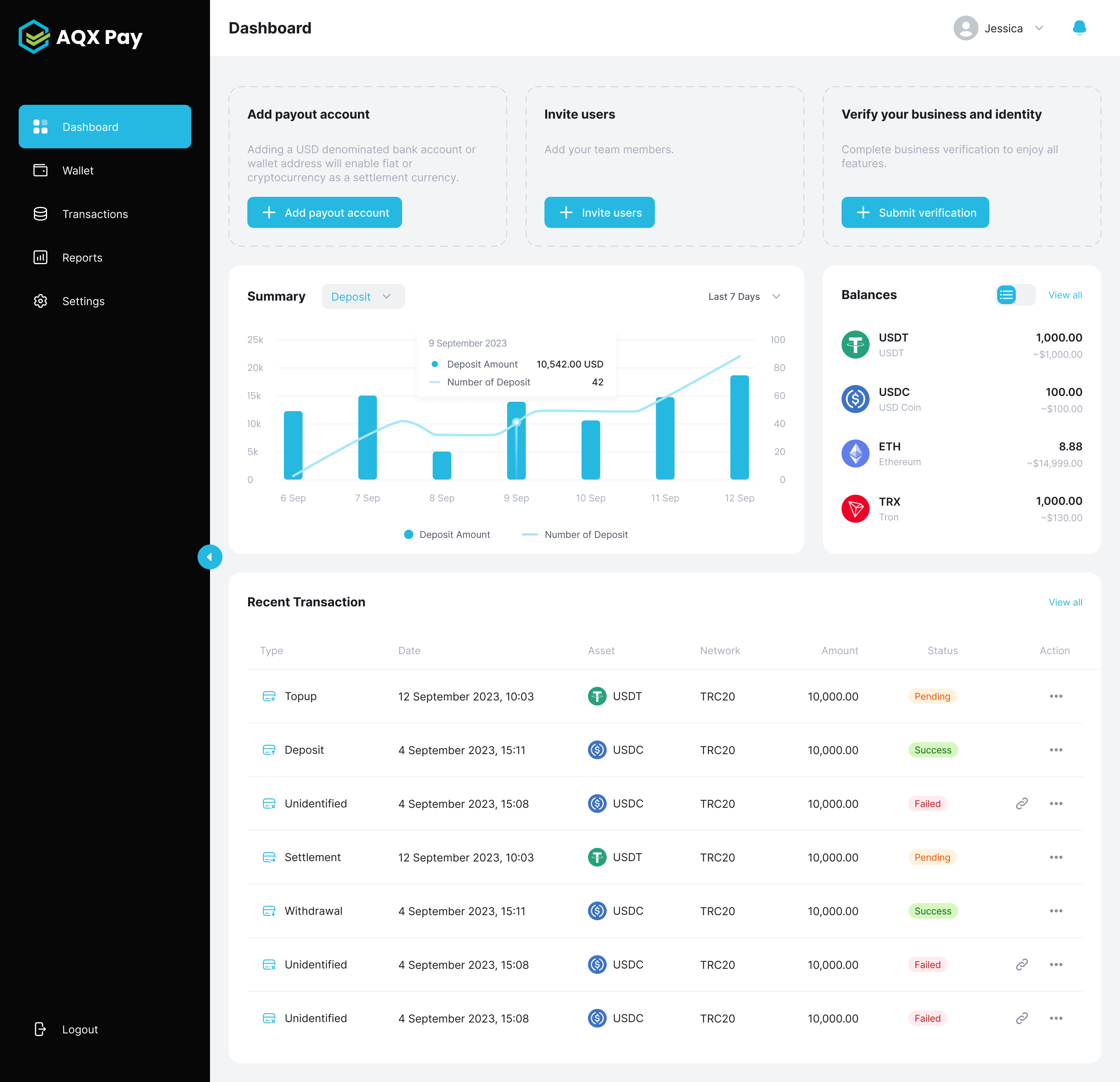 AQX Pay Desktop Web